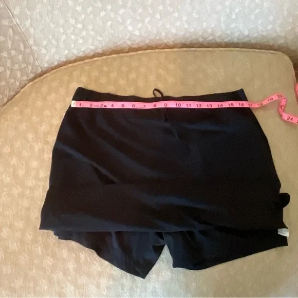 J Jill Black Windbreaker Skort size M - Picture 2 of 5